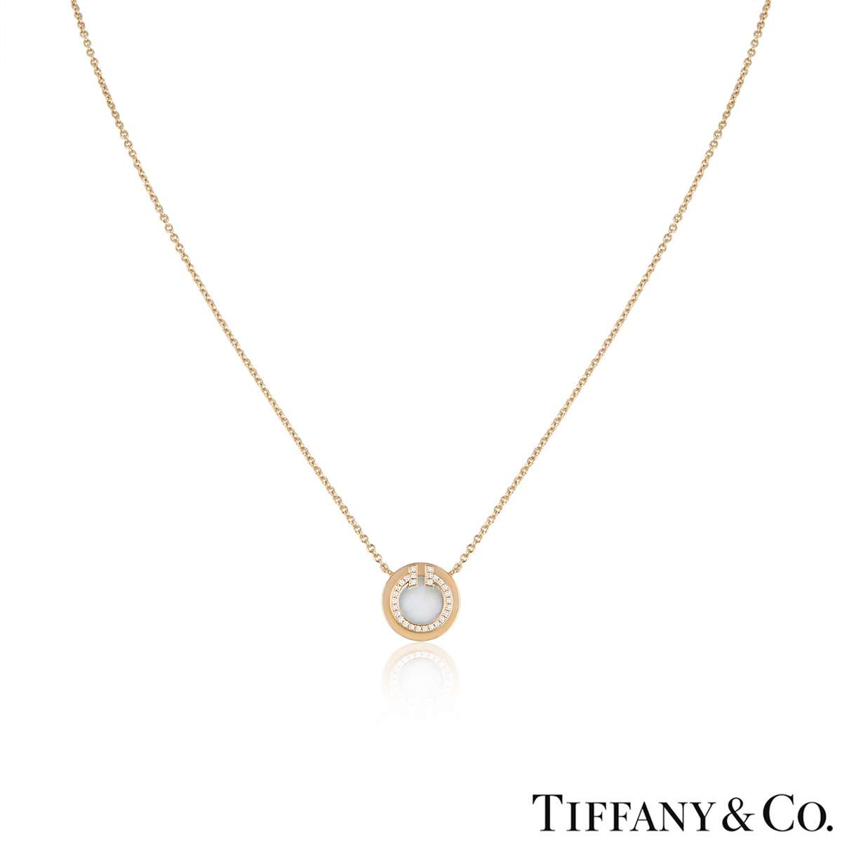 TIFFANY T Smile Necklace 18K Women's &Co.